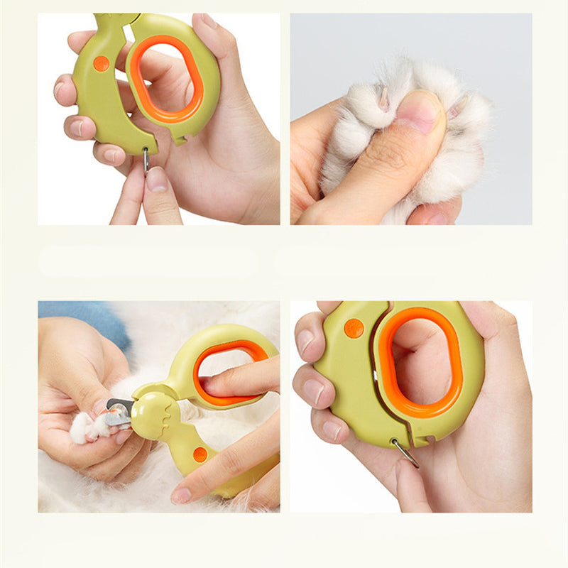 Creamy Donut Nail Clippers for Cats and Dogs