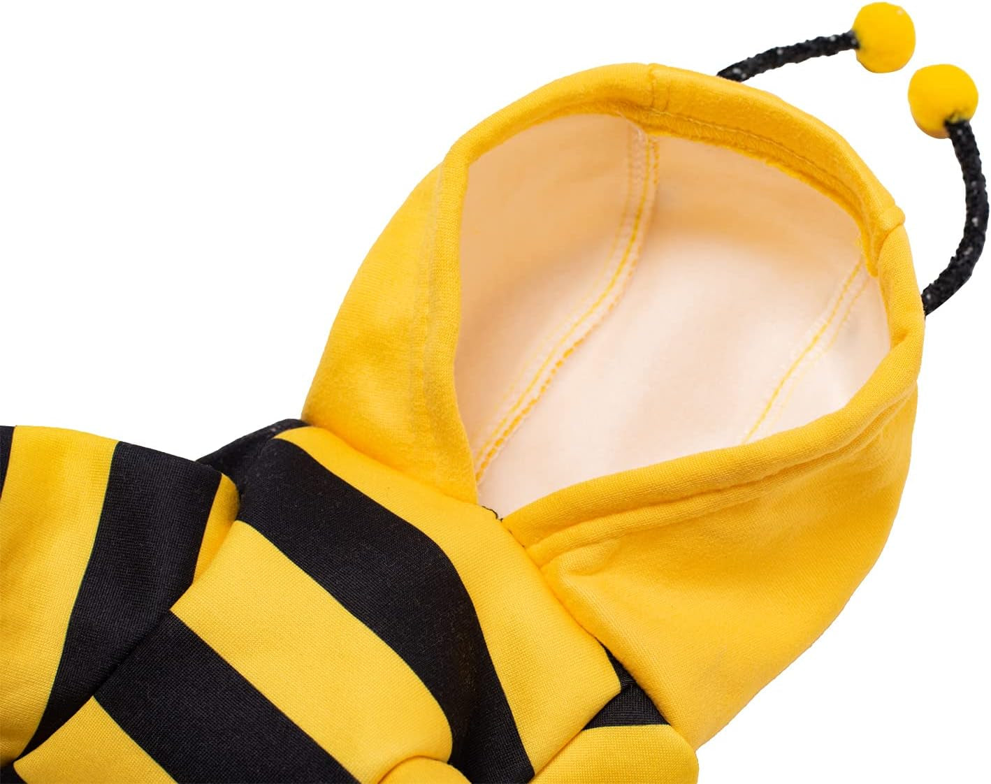 Pet Bee Costume Hooded for Small Dogs and Cats (Meddle)