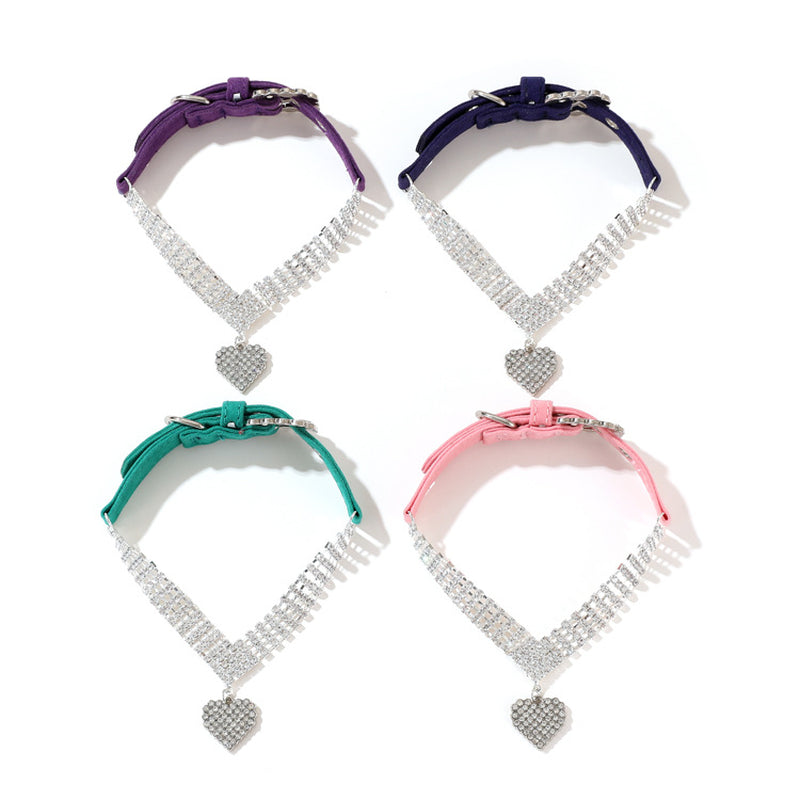 Pet Dogs and Cats Fashion Simple Collar Leash