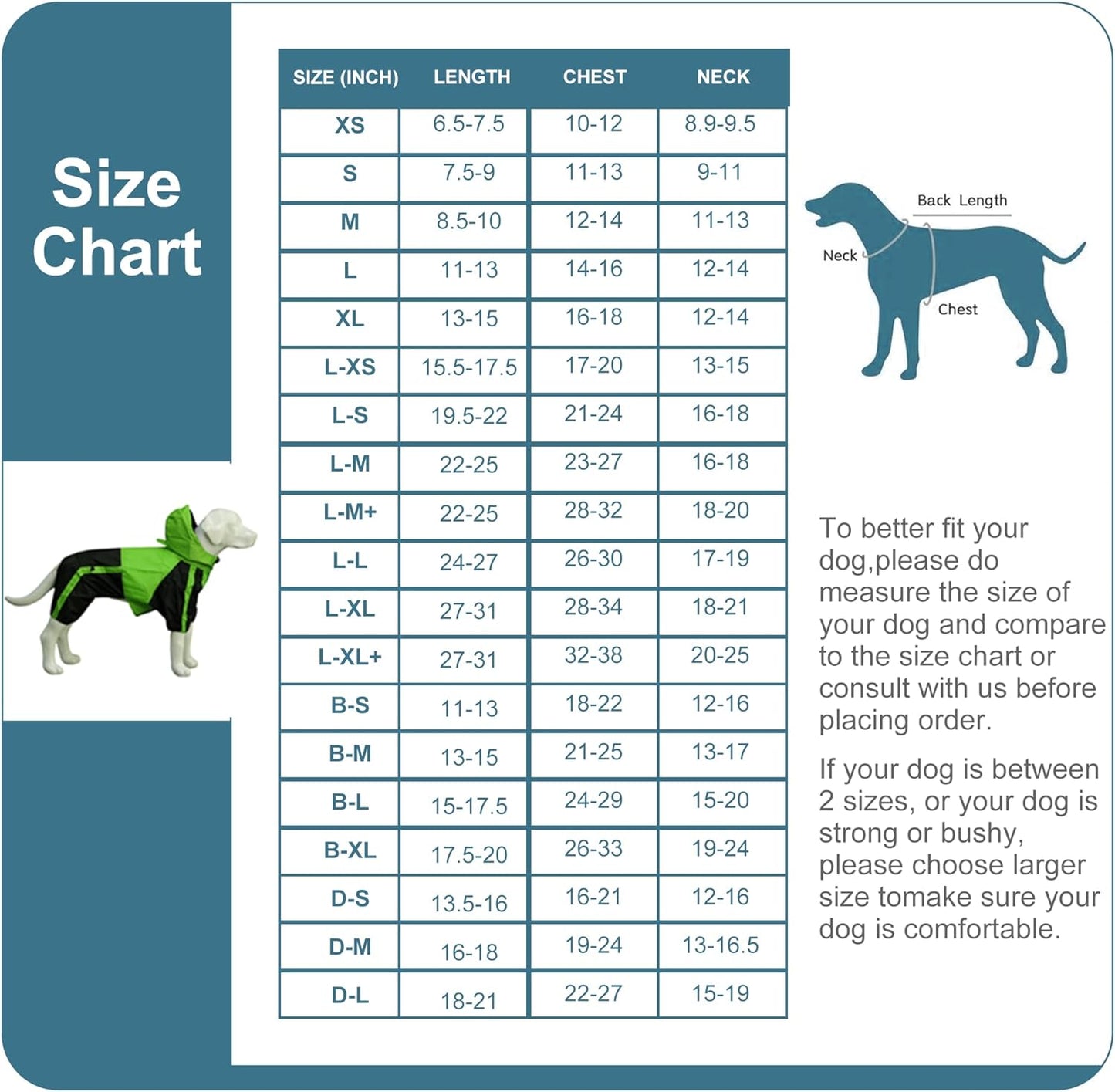 Dog Hooded Raincoat, Small Dog Rain Jacket Poncho Waterproof Clothes with Hood Breathable 4 Feet Four Legs Rain Coats for Small Dogs Red M