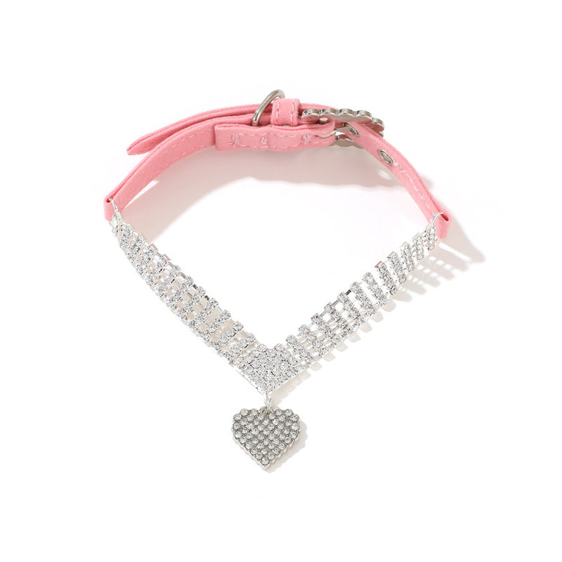 Pet Dogs and Cats Fashion Simple Collar Leash