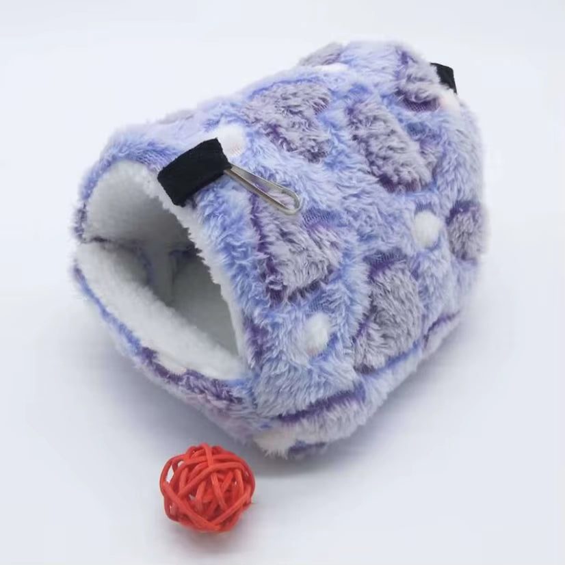 NONOR Hamster House Warm Soft Beds and Houses Rodent Cage Printed Hammock for Rats Cotton Guinea Pig Accessories Small Animal