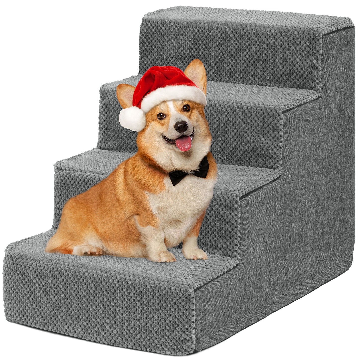 Small Dog Stairs Pet Stairs Pet Steps for Bed and Couch with Support Boards