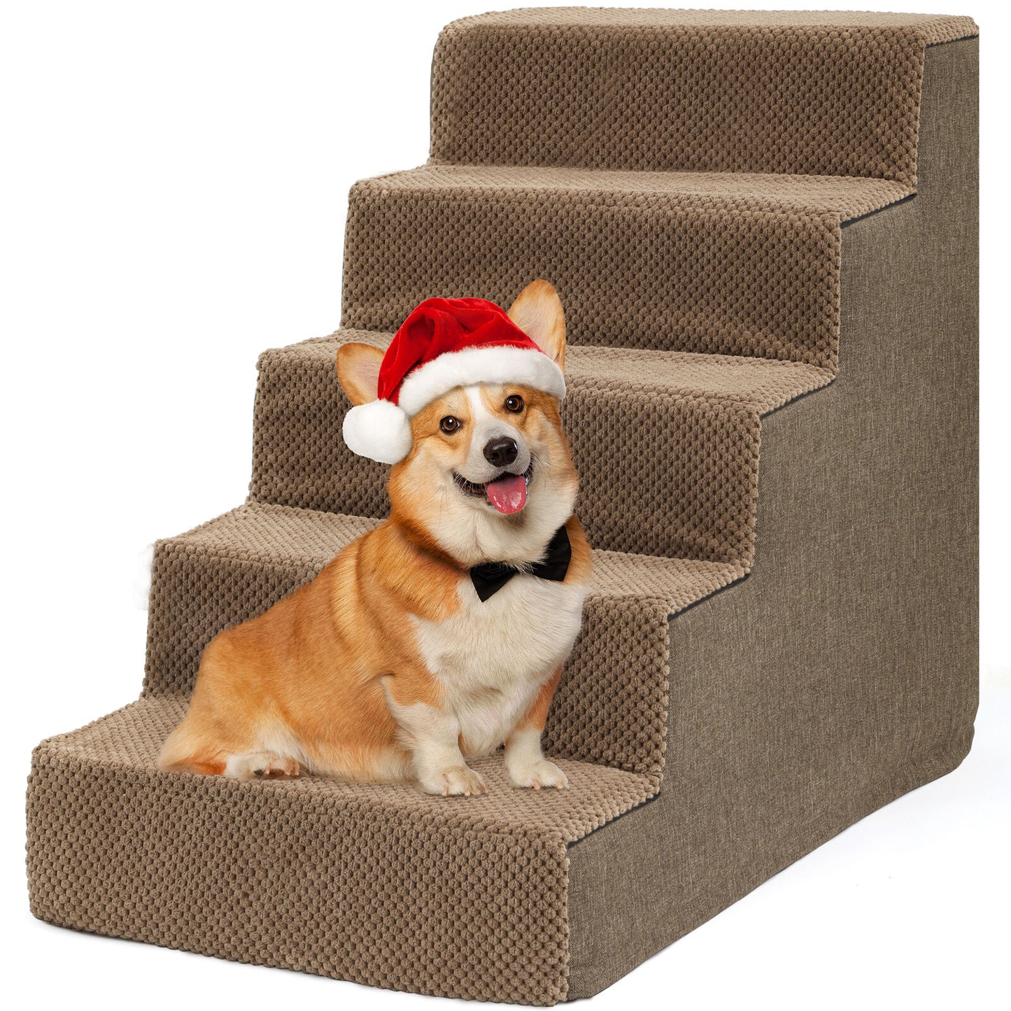 Small Dog Stairs Pet Stairs Pet Steps for Bed and Couch with Support Boards
