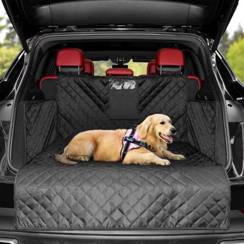Dog Car Seat Cover Trunk Case Dog Car Dog Transporter Mat Pad Dog Car Seat Cover Hammock Dog Car Trunk Protection