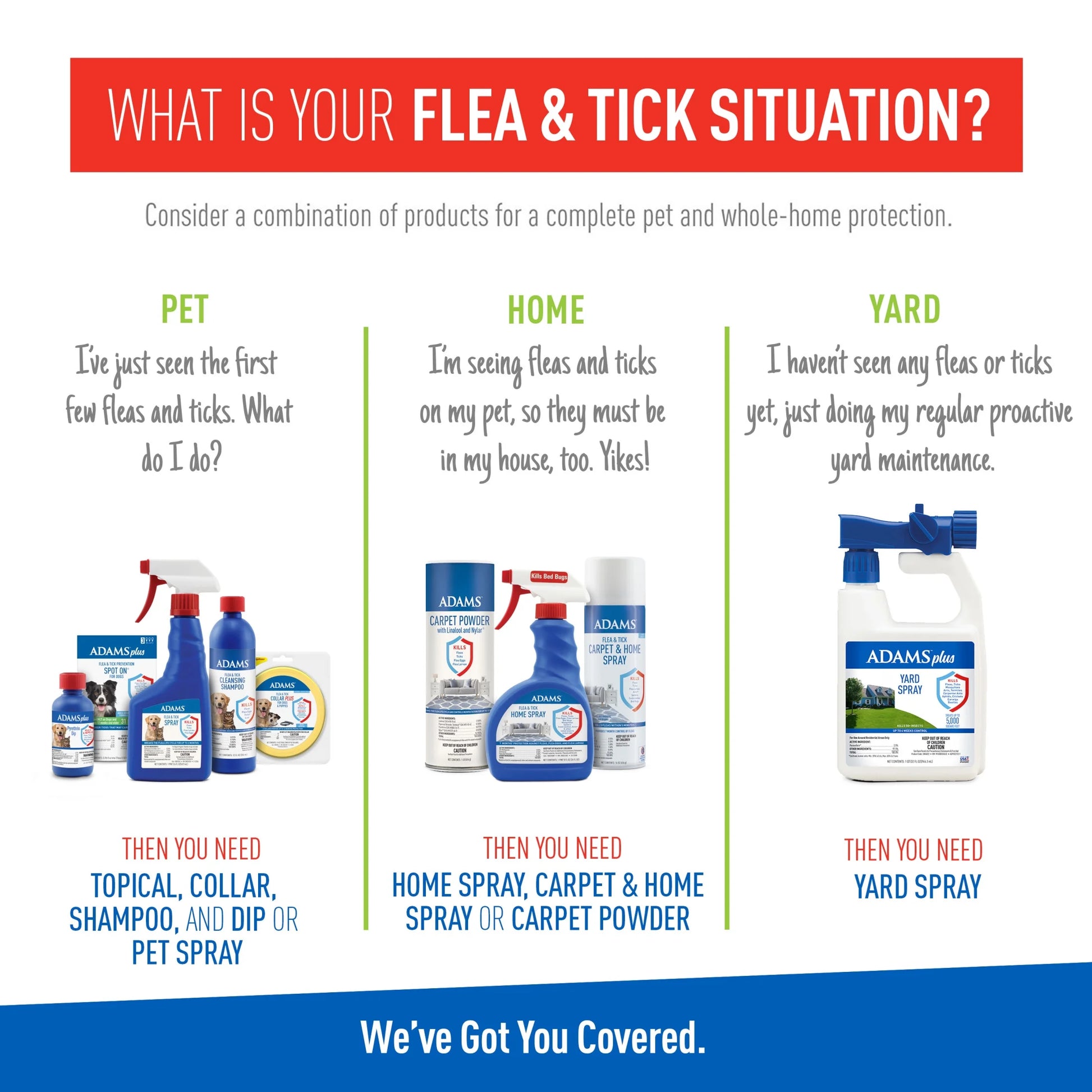 (4 Pack)  Flea & Tick Carpet & Home Spray for Houses with Cats and Dogs, 16 Ounce Can