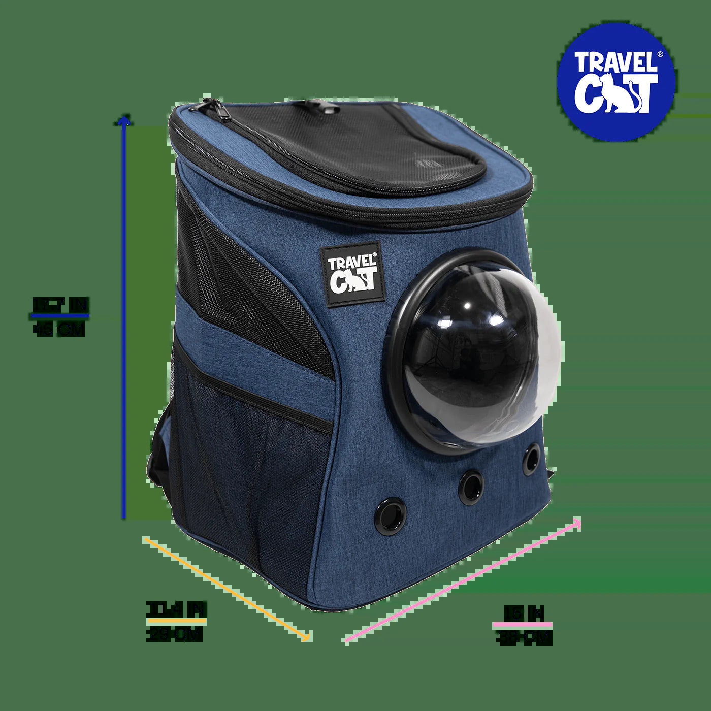 "The Fat Cat" Cat Backpack - for Larger Cats