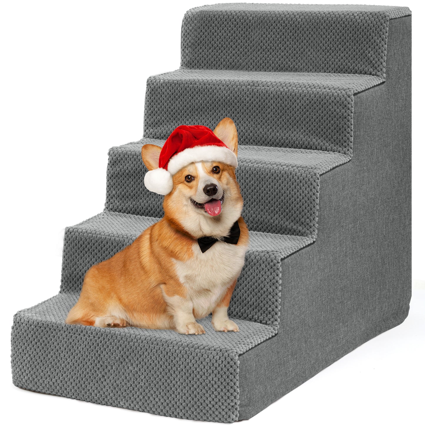 Small Dog Stairs Pet Stairs Pet Steps for Bed and Couch with Support Boards