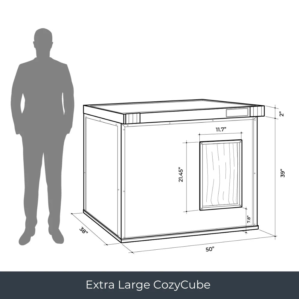 Cozycube Coldroom Panel Insulated Dog House